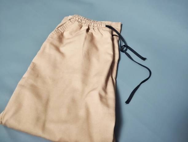 istock Brown Cropped pants photo 2199108181