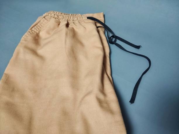 istock Brown Cropped pants photo 2199108201
