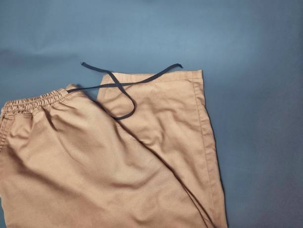 istock Brown Cropped pants photo 2199108272