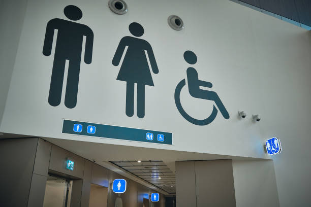 istock Toilet hall in airport 2199108309