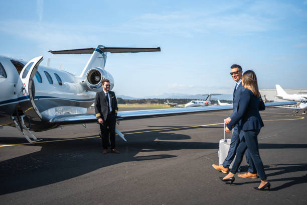 istock Asian Executives and Pilot at Airport 2199112390