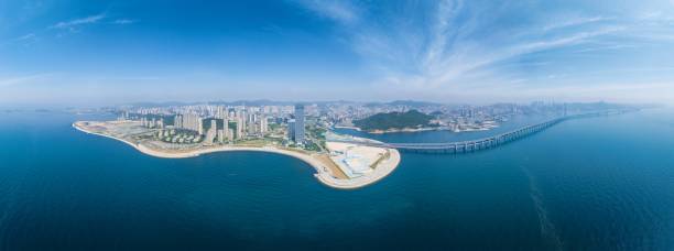 istock Aerial panoramic view of Dalian city 2199112664