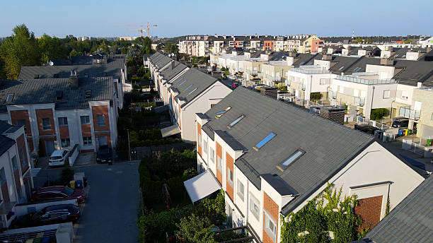 istock townhouses modern residential complex top view Wroclaw Poland 2199115182
