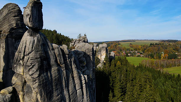 istock Adrspach rocks view from above Drone landscape Adrspach Czech Republic 2199116765