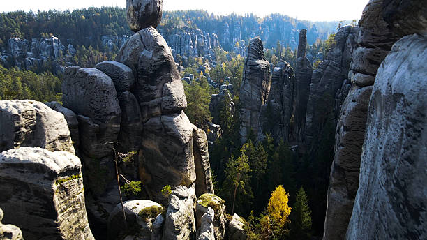 istock Adrspach rocks view from above Drone landscape Adrspach Czech Republic 2199117048