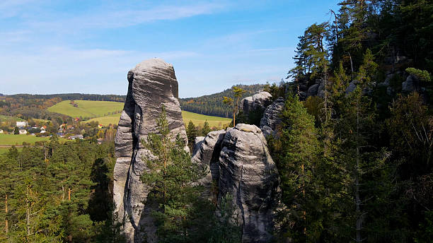 istock Adrspach rocks view from above Drone landscape Adrspach Czech Republic 2199117077