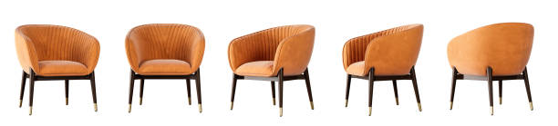 istock Armchair set isolated on white background. 3D render. 2199117495