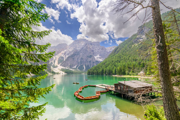 istock Pragser Wildsee or Lago di Braies in the Dolomites during springtime 2199118945