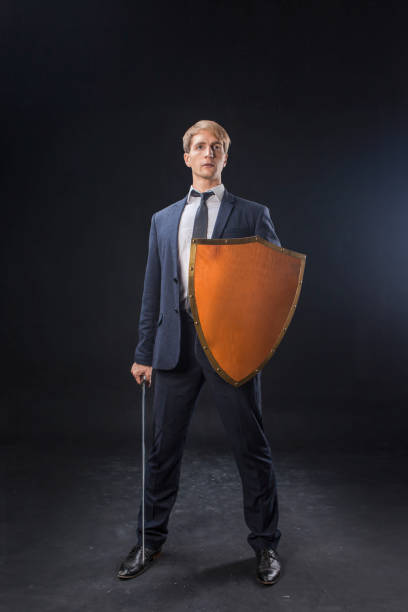istock Antivirus, a digital defender of your business, a concept. 2199127429