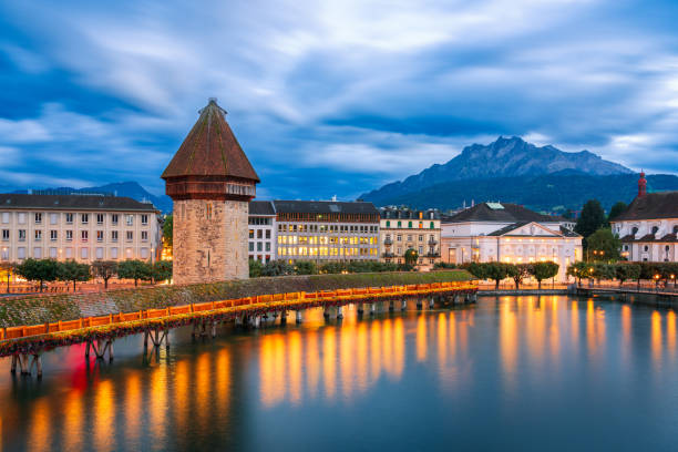 istock Lucerne, Switzerland on the Reuss Rive 2199130052