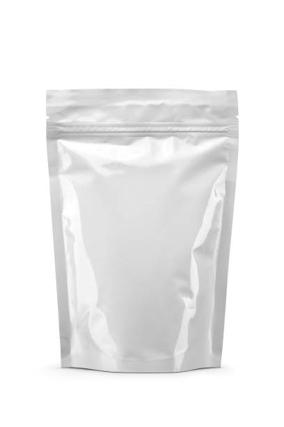 istock White resealable pouch bag for packaging various products isolated on white. 2199135575