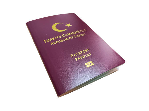 istock TUrkish Passport isolated On White and Clipping Path 2199135889