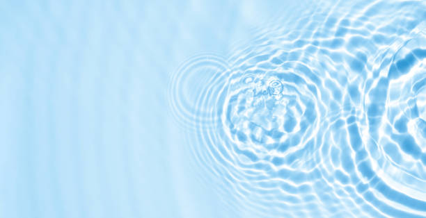 istock Water Sea Ripper Background,Summer background,Swimming pool with blue water abstract wave surface and circle pattern with copy space for spa,  cosmetic product design banner,Sea blue with light effect 2199139963