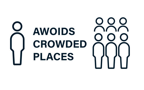 Avoid Sth 60+ Avoid Crowded Place Stock Illustrations, Royalty-Free Vector ...