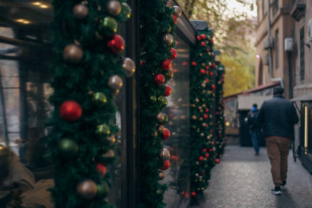 istock Christmas decorations in the city 2199146245