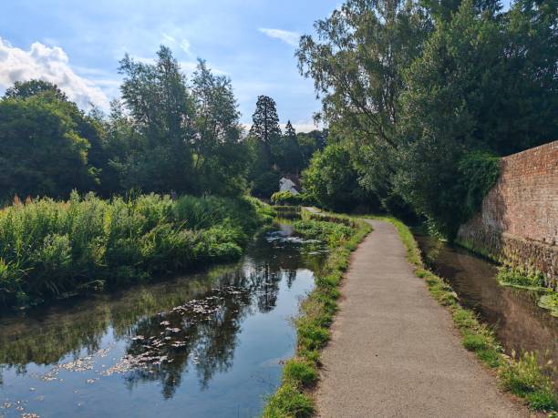 istock A river path crossing in the beautiful English countryside 2199147978