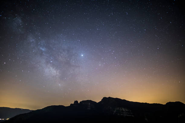 istock Milky way in Puigsacalm peak, La Garrotxa, Spain 2199148921
