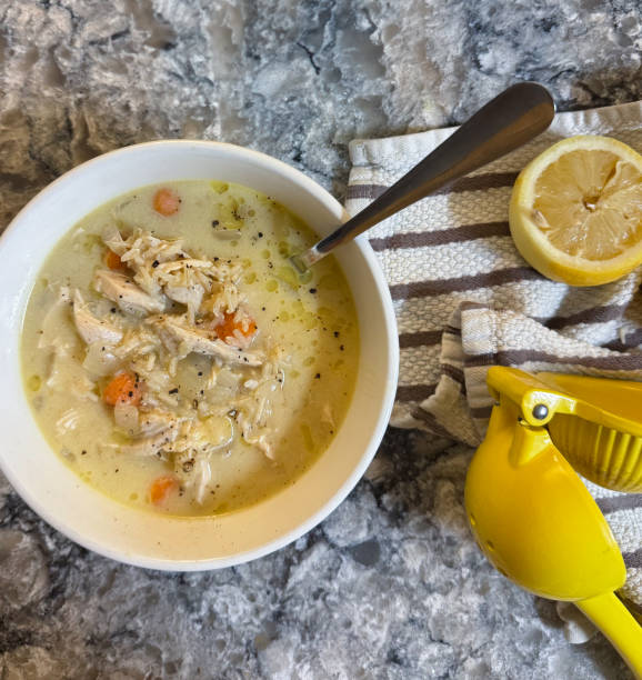 istock A Bowl Of Lemon Chicken Soup On A Kitchen Countertop 2199150758