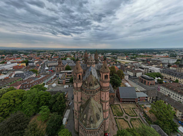 The cathedral is an impressive building