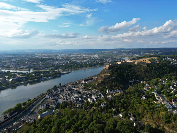 istock Koblenz, Germany: City and the Ehrenbreitstein castle 2199152853