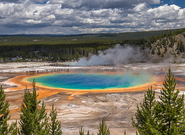 istock Spectacular geothermal palette seen from a distance 2199155628