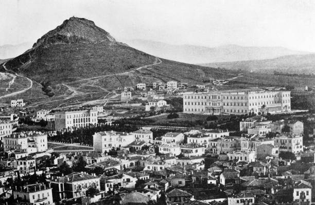 istock Greece, Royal Palace and Mount Sycabettus, Athens 2199156159