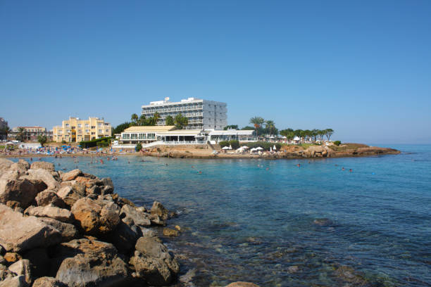 istock Luxurious seaside resort with modern architecture and clear blue waters 2199164727