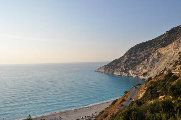 istock Majestic Coastal Cliffs and Tranquil Sea, Myrtos beach, Kefalonia 2199165150
