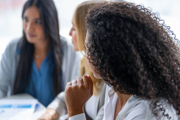 istock Three business  women meeting. 2199172375