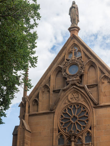 istock Historic Loretto Chapel Saint Joseph Stairs Santa Fe New Mexico 2199172897