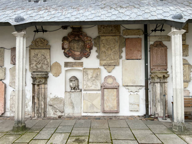 istock St. Stephen’s Cathedral Courtyard with Hanging Headstones, Passau 2199174266