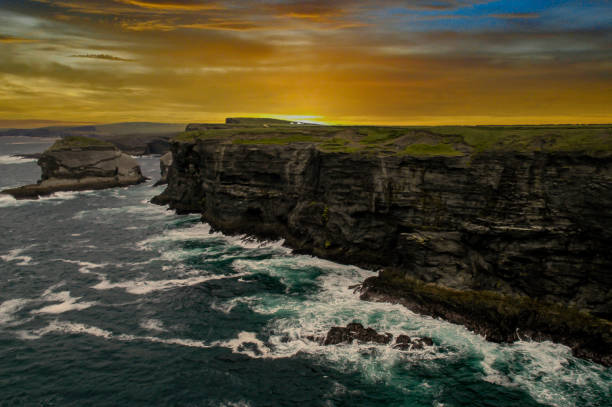 istock Sunrise Over the Cliffs on Dingle Peninsula in Ireland 2199174561