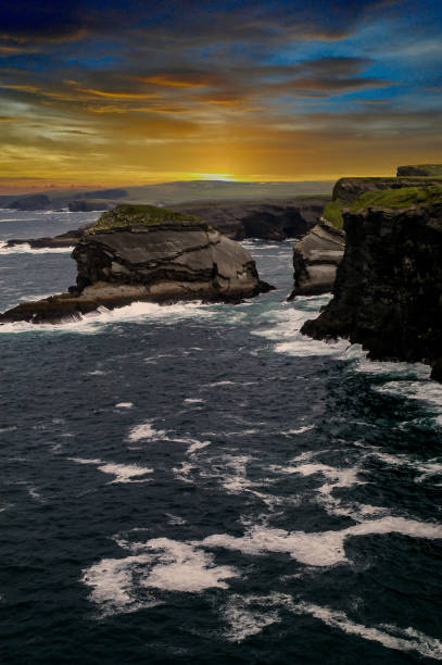 istock Sunrise Over the Cliffs on Dingle Peninsula in Ireland 2199174714