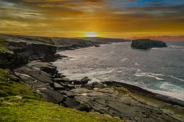 istock Sunrise Over the Cliffs on Dingle Peninsula in Ireland 2199175605