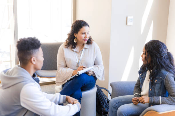 istock Group Therapy Session: Mental Health Professional Counseling Students 2199176593