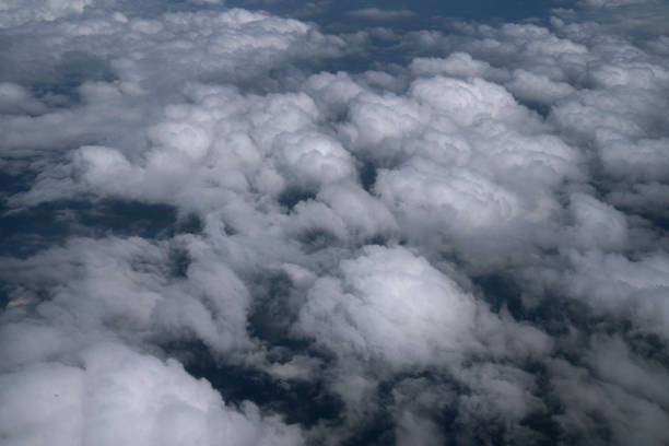istock View of the beautiful clouds seen from high in the sky 2199192630