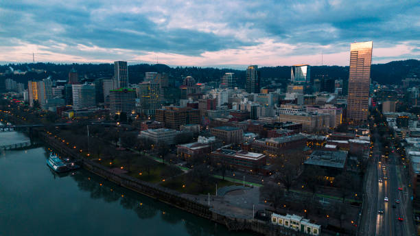 istock Portland Skyline Drone Photo 5 2199221204