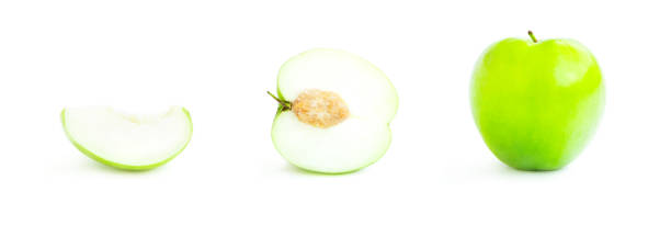 istock Green Jujube or Monkey apple isolated on white background, Fresh Fruit 2199294450