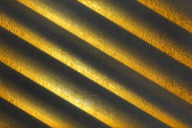 black Japanese paper with gold abstract patterns
