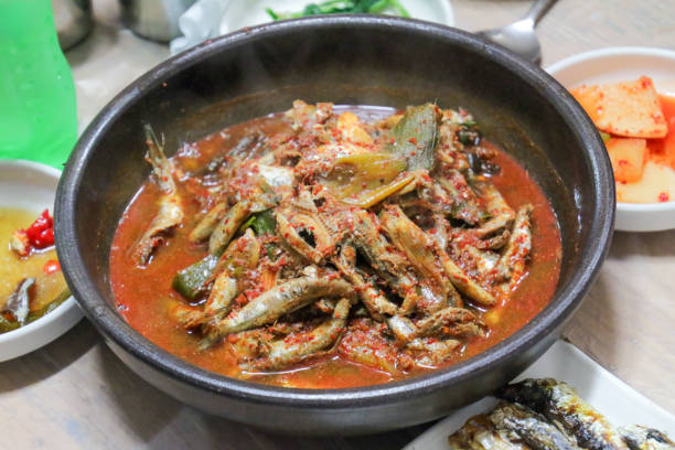 istock Anchovy stew and anchovy wrap 2199303071