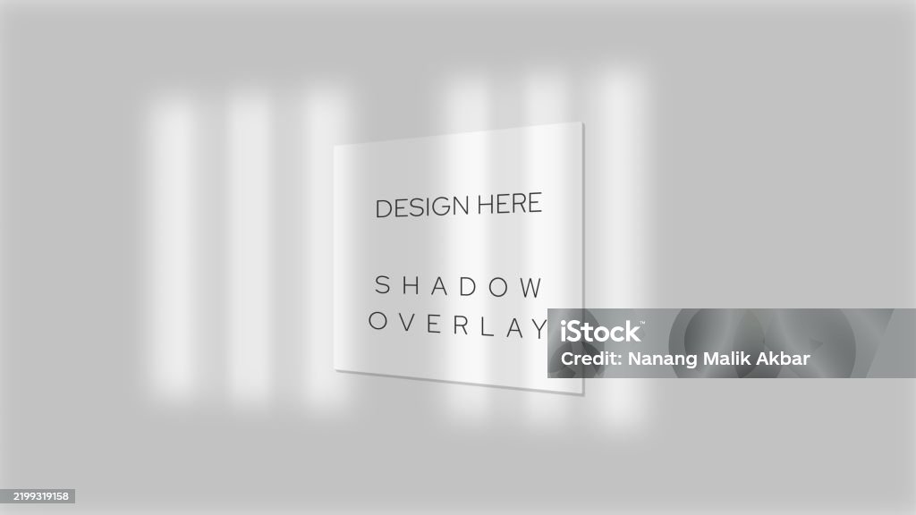 Layout Shadow Shadow Window On The Wall Shadow Overlay Effect Mockup Shadow Overlay ...
