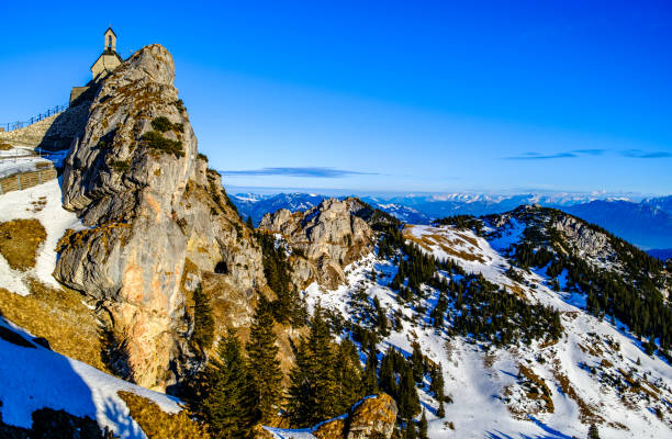 view at the wendelstein mountain - bavaria - germany