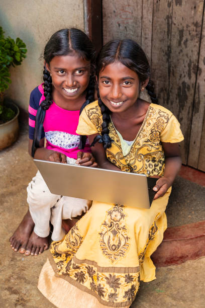 istock Sri Lankan young girls using a laptop 2199328349