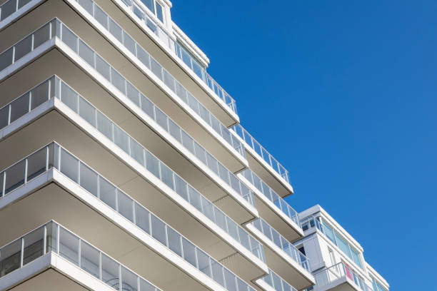 istock Modern facade of a residential complex building. Wroclaw, Poland 2199330827