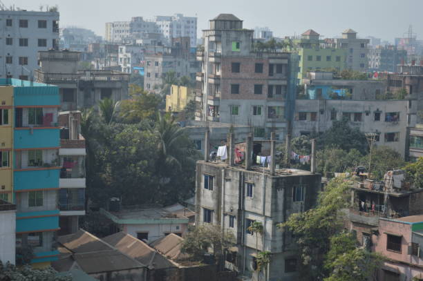 istock View from the balcony of an apartment building. 2199331004
