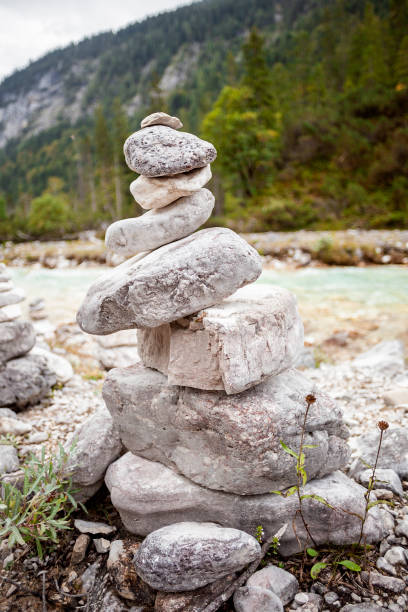 istock Landscape of Isar river origin, Scharnitz, Austria 2199339924