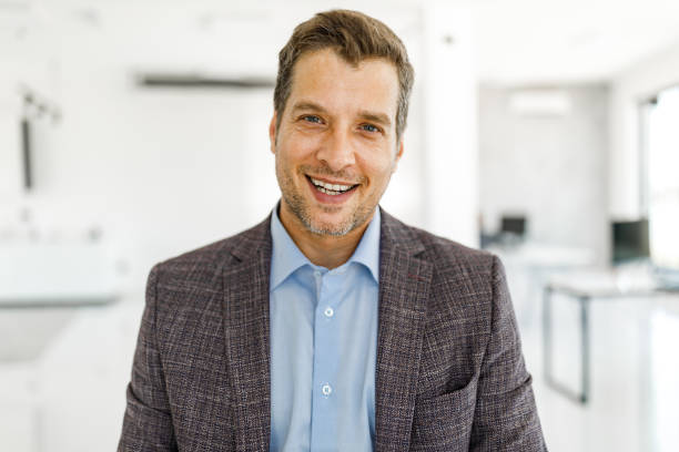 istock Happy businessman during conference call. 2199354897