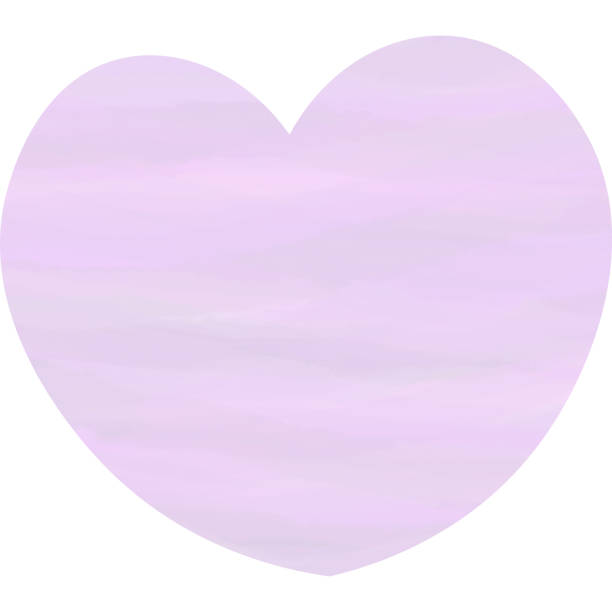 istock Clip art of image of heart icon with beautiful watercolor pattern 2199356305
