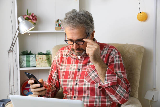 istock Senior man in casual clothing 2199357754