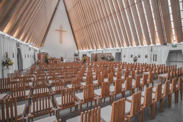 CHRISTCHURCH, NEW ZEALAND -3/30/2016: Christchurch the Cardboard Cathedral in Latimer Square